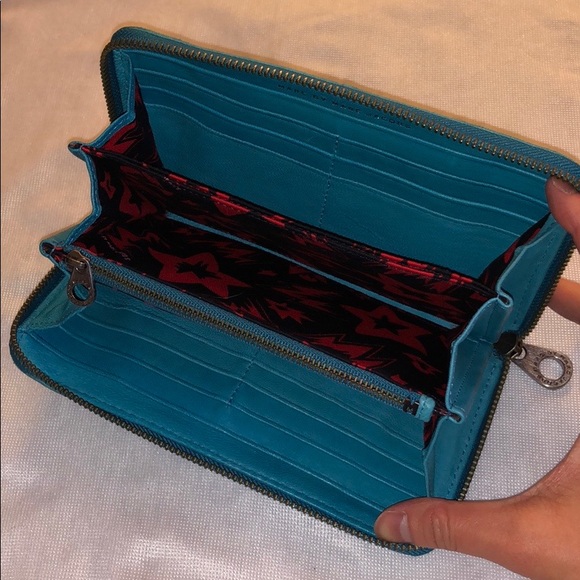 March by Marc Jacob’s Turquoise Long Wallet - Picture 6 of 8